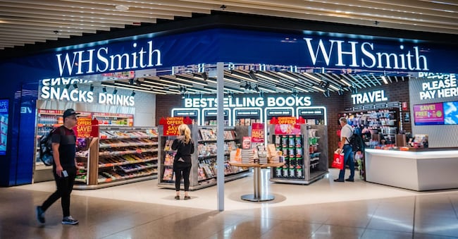  Il rivenditore britannico WH Smith (Alamy Stock Photo)
