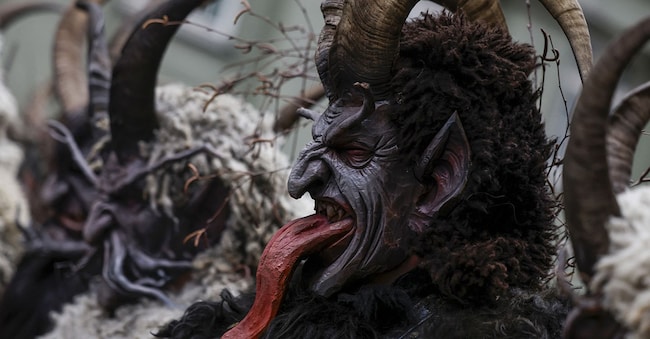 Un Krampus del Tarvisiano.  (Foto di Michaela Stache / AFP via Getty Images)