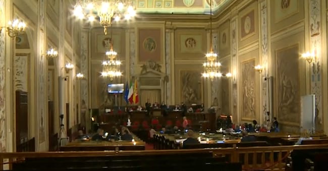 Una seduta dell’Assemblea regionale siciliana