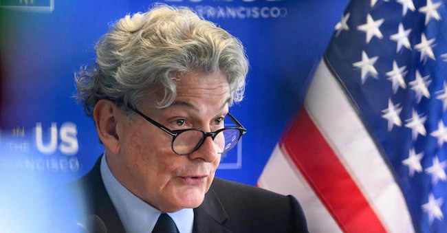 L’ex commissario europeo per il mercato interno Thierry Breton