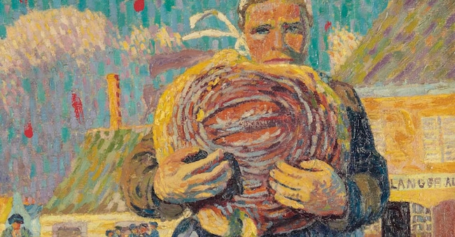 La donna con il pane (La femme au pain) , 1906. Collezione privata. Creatore: Delaunay, Robert (1885-1941). (Foto di Fine Art Images/Heritage Images via Getty Images)