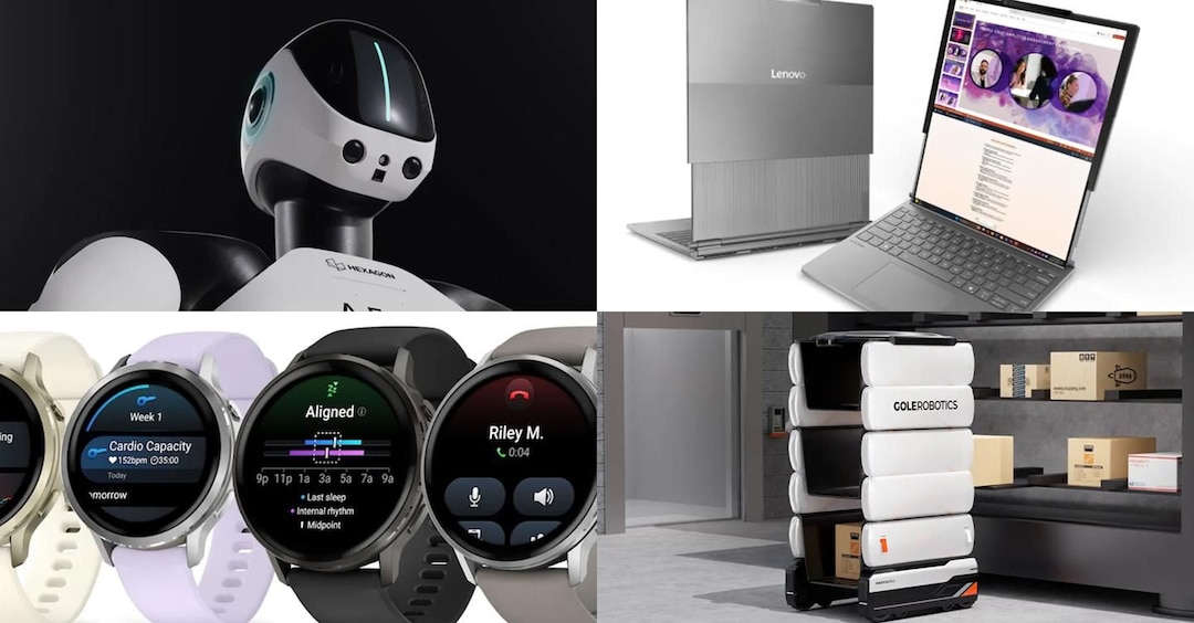 Collage of smart home IoT devices and ecosystems at CES 2026