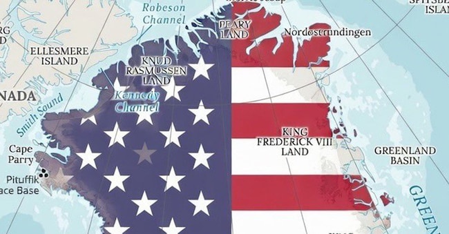 L’immagine della Groenlandia a stelle e strisce pubblicata da Katie Miller sul suo profilo X