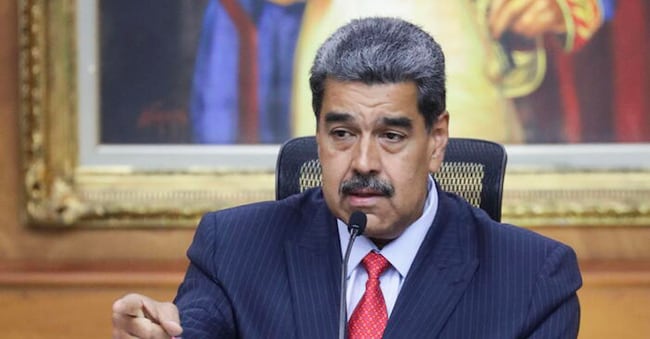 Il Presidente del Venezuela Nicolas Maduro.  EPA/RONALD PENA R