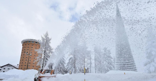 Un'immagine dell’hotel a Sestriere 