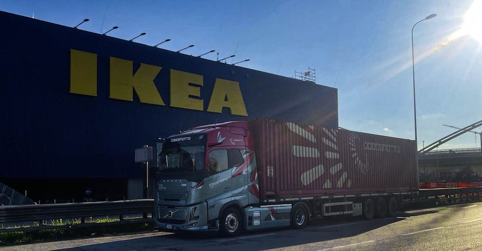 Ikea, Codognotto e Volvo Trucks:  consegne a prova di transizione energetica