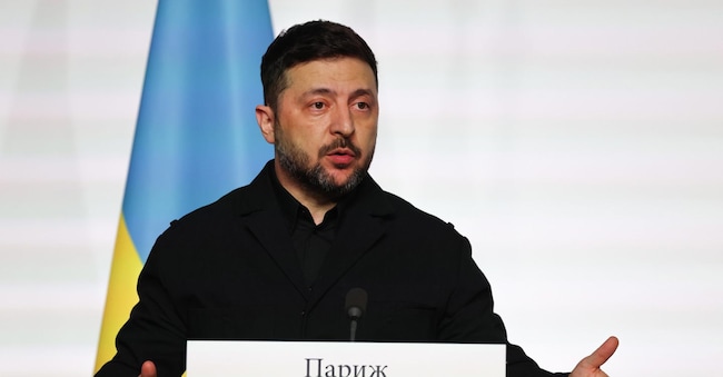  Il presidente ucraino Volodymyr Zelensky 