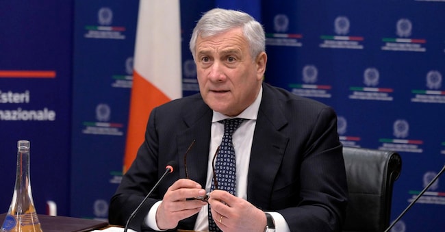 Il ministro degli Affari Esteri, Antonio Tajani