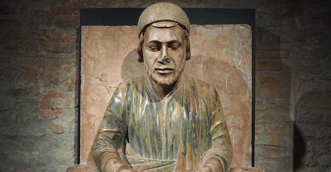 Busto di Virgilio nel Museo a lui dedicato