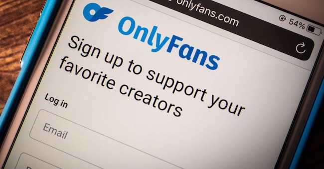 2JFG8N5 Logo di OnlyFans  - foto d’archivio