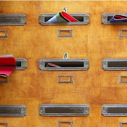 small business, pandemic and service concept - hand trying to open closed office door