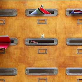 small business, pandemic and service concept - hand trying to open closed office door