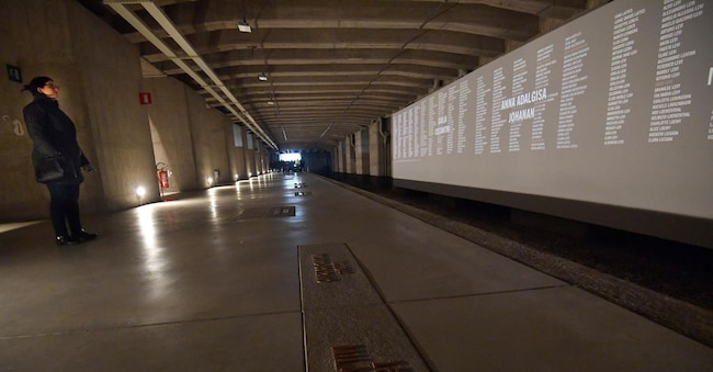 Il Memoriale della Shoah di Milano. (Ansa)