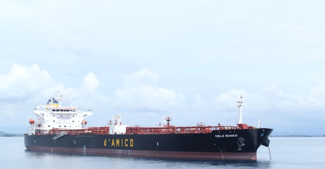 Una nave della flotta d’Amico