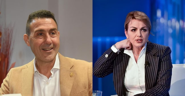 Roberto Vannacci e Francesca Pascale