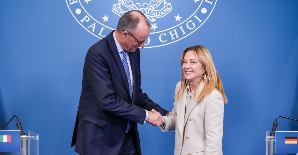 italia germania meloni sulla competitivit224 l8217ue cambi passo merz ci difenderemo dai dazi