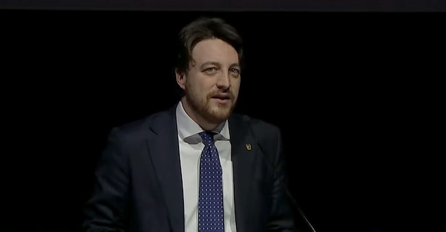 Alberto Stefani, presidente della Regione Veneto
