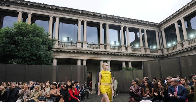 Sfilata Ferragamo P/E 2026, Milano