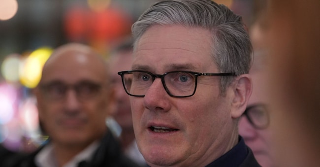 Il primo ministro brutannico Keir Starmer. (AP Photo/Kin Cheung, Pool)      Associate Press/ LaPresse Only Italy and Spain