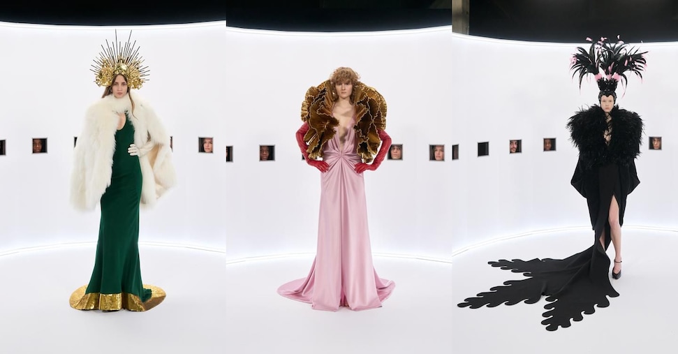 In passerella Valentino coinvolgente e la magia di Viktor & Rolf