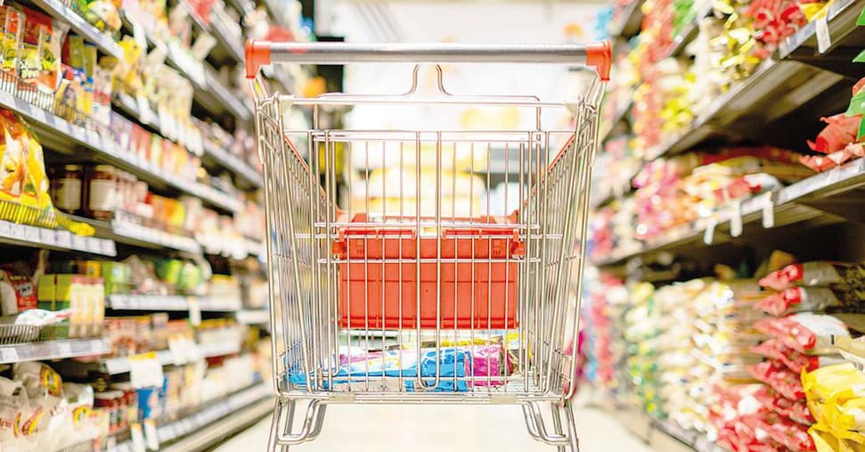 Nel carrello della spesa degli italiani  aumentano (a sorpresa) le calorie