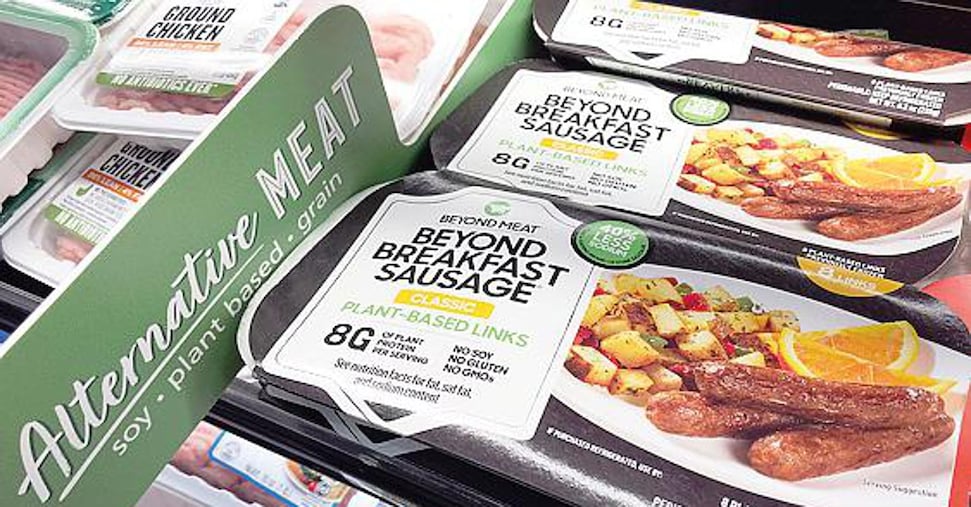 Le alternative vegetali alle proteine animali potrebbero sostituire il 13% della carne nel 2040