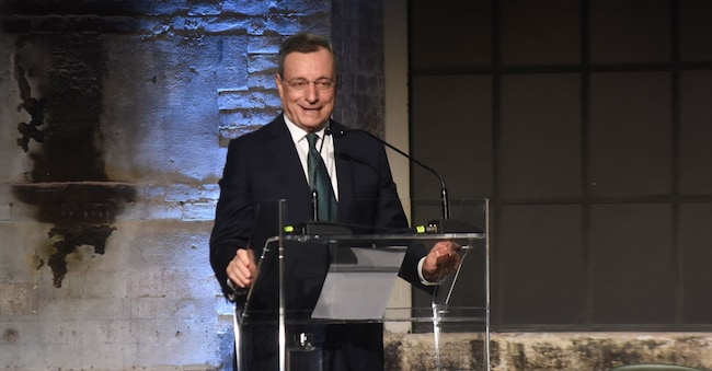 L’ex premier e presidente Bce Mario Draghi (foto di repertorio)