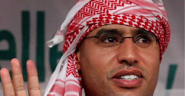 Saif al-Islam Gheddafi in un'immagine del 2004. ANSA/MAST IRHAM