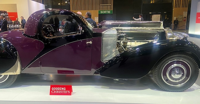 1938 Bugatti Type 57C Atalante. Venduta da Gooding Christie’s a Retromobile Paris per 2.255.000 €
