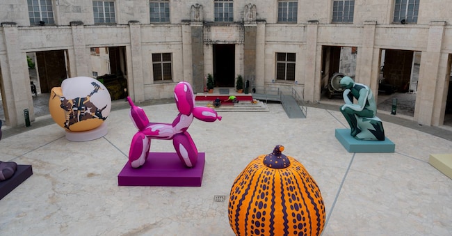 Museo del Genio, il cortile con le opere
