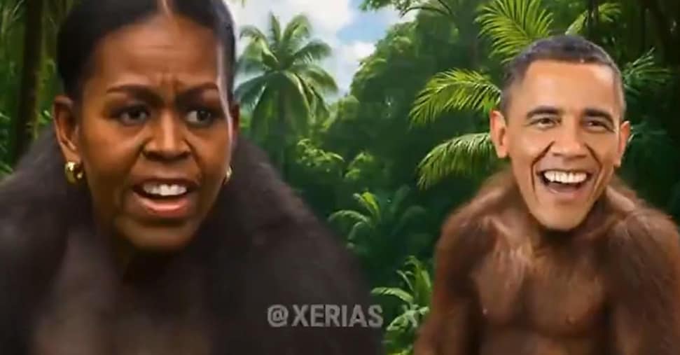 Casa Bianca minimizza su video Trump che ritrae gli Obama come scimmie