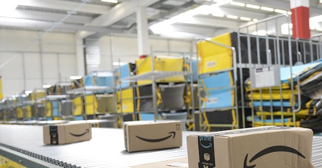 DEPOSITO SMISTAMENTO AMAZON NASTRO PACCHI PRIME