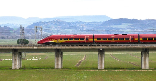 I treni Italo con la nuova livrea