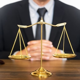 gavel and soundblock of justice law and lawyer working on wooden desk background