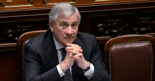 Minister of Foreign Affairs, Antonio Tajani, reports at the Chamber of Deputies on the Board for Peace for Gaza, Rome, Italy, 17 February 2026. ANSA/RICCARDO ANTIMIANI