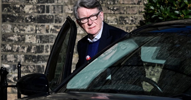 L'ex ambasciatore britannico negli Stati Uniti Peter Mandelson. REUTERS/Chris Ratcliffe      