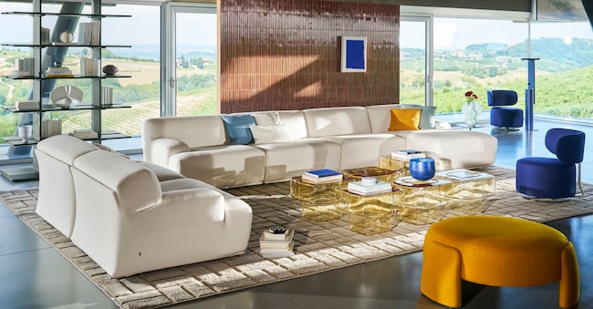 Fiandra Sofa, design Vico Magistretti (ph. Francesco Dolfo)