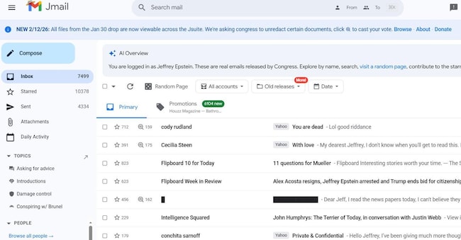 Come nasce Jmail, il progetto web che ha permesso di esplorare i documenti del caso Epstein