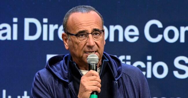 Carlo Conti, per la quinta volta direttore artistico del Festival di Sanremo