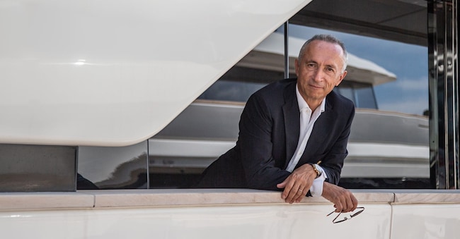 L’ad Alberto Galassi su un Custom Line