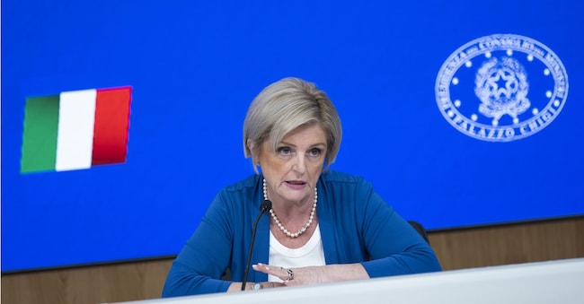 MARINA CALDERONE MINISTRO DEL LAVORO E DELLE POLITICHE SOCIALI