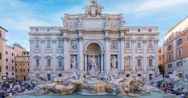 Fontana di Trevi.
