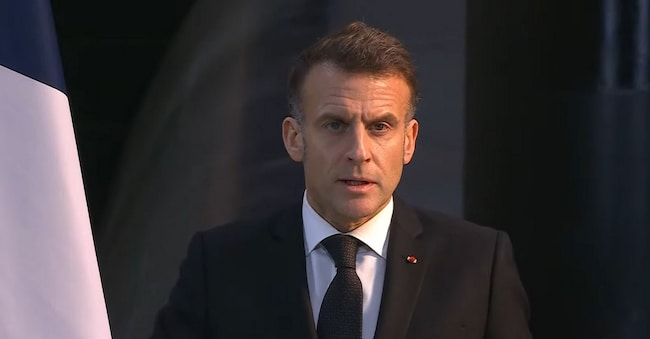 Il presidente francese Emmanuel Macron
