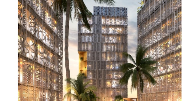 Il rendering delle John Richmond Towers a Dubai