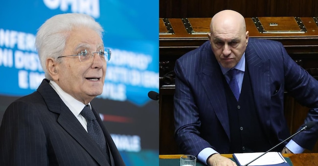 Sergio Mattarella e Guido Crosetto