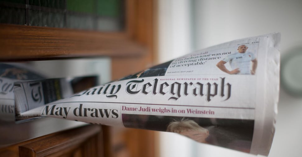 Axel Springer: accordo per acquisire Telegraph per 575 milioni sterline