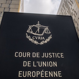 CORTE DI GIUSTIZIA DELL'UNIONE EUROPEA UE CURIA  ESTERNO SEDE