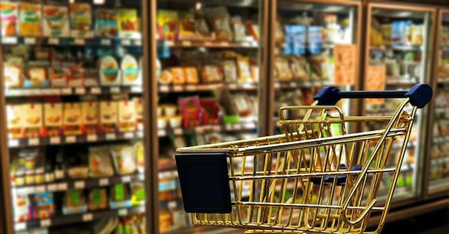 L’interno di un supermercato