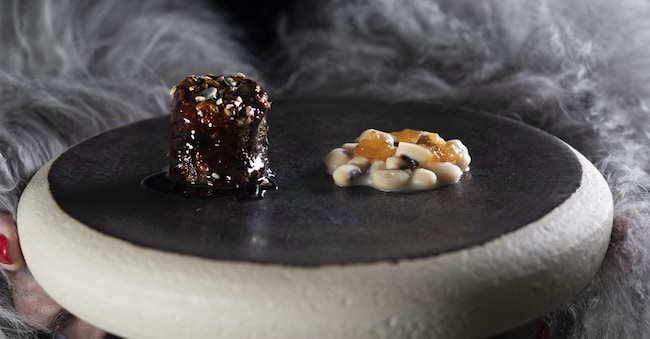 Un piatto dal menu di Grow