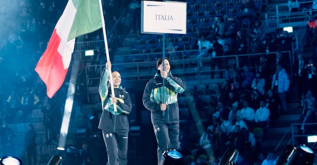 La presidente del Consiglio Giorgia Meloni alla cerimonia di apertura dei Giochi Paralimpici Invernali Milano Cortina 2026, Verona, 6 marzo 2026 ANSA/UFFICIO STAMPA PALAZZO CHIGI/FILIPPO ATTILI +++FOTO DIFFUSA DALL'UFFICIO STAMPA - USARE SOLO PER ILLUSTRARE OGGI LA NOTIZIA INDICATA NEL TITOLO - NON ARCHIVIARE - NON VENDERE - NON USARE PER FINI NON GIORNALISTICI - NPK+++ ---- An handout picture provided by Quirinale press office shows the italian President of the Council Giorgia Meloni at the opening ceremony of the Milan-Cortina 2026 Paralympic Winter Games, Verona, 6 March 2026 ANSA/ PALAZZO CHIGI PRESS OFFICE FILIPPO ATTILI +++ ANSA PROVIDES ACCESS TO THIS HANDOUT PHOTO TO BE USED SOLELY TO ILLUSTRATE NEWS REPORTING OR COMMENTARY ON THE FACTS OR EVENTS DEPICTED IN THIS IMAGE - NO ARCHIVING - NO LICENSING - NPK +++